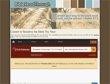 Tablet Screenshot of biblereadthrough.com
